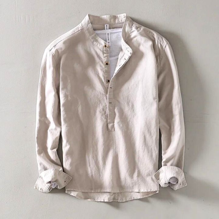 Everyday Classic Linen Shirt – Kyoto Style